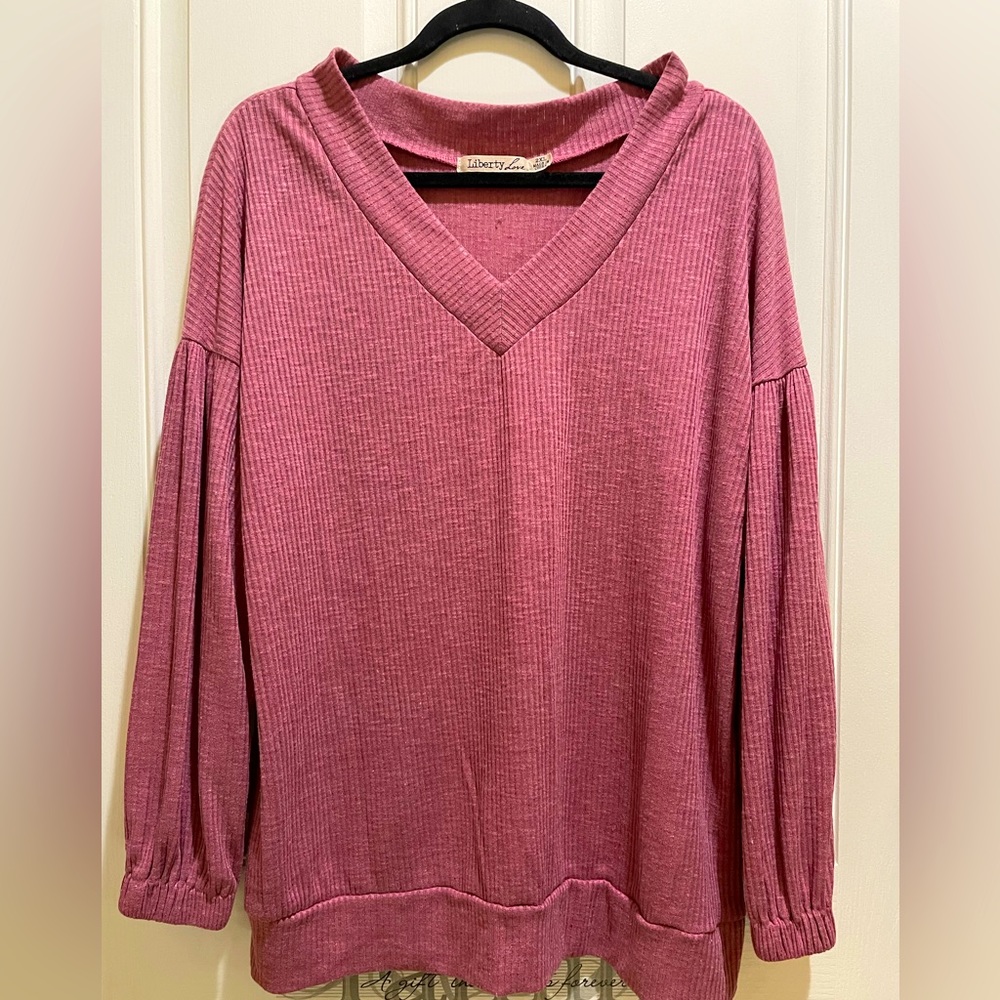 Salmon Long Sleeve Shirt, XXL